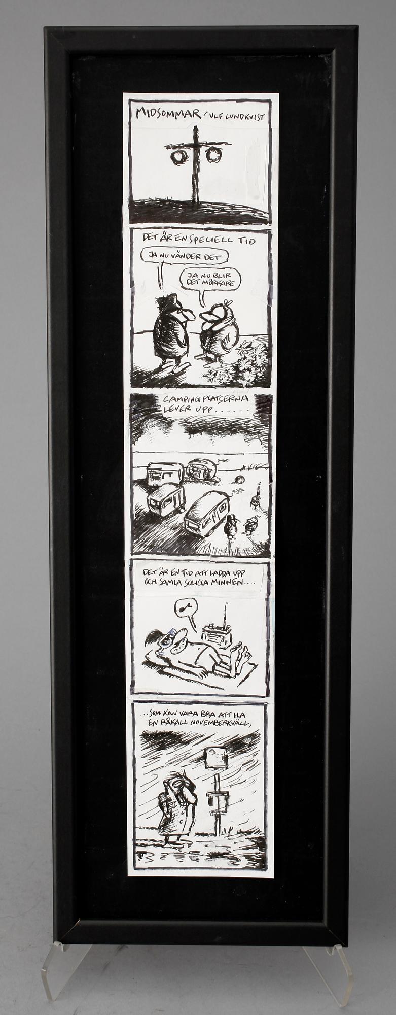 ULF LUNDKVIST, blandteknik. Signerad.