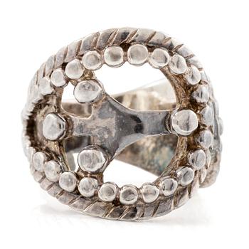 372. Rosa Taikon, a ring, sterling silver, Stockholm 1994.