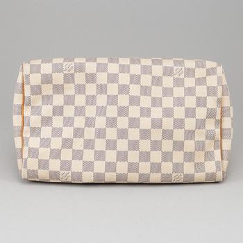 LOUIS VUITTON, a Damier azur 'Speedy 30' bag.