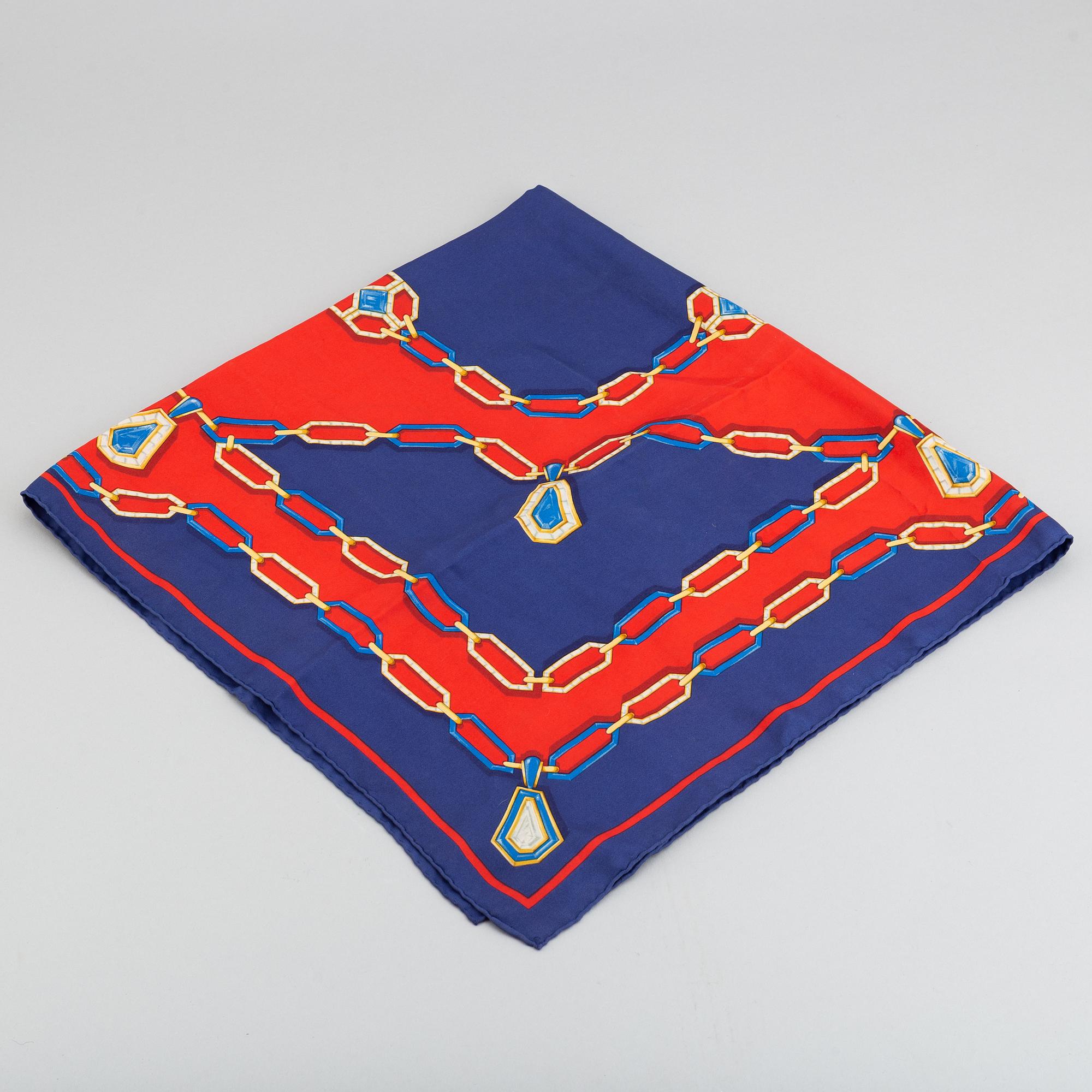 Cartier, a silk scarf.