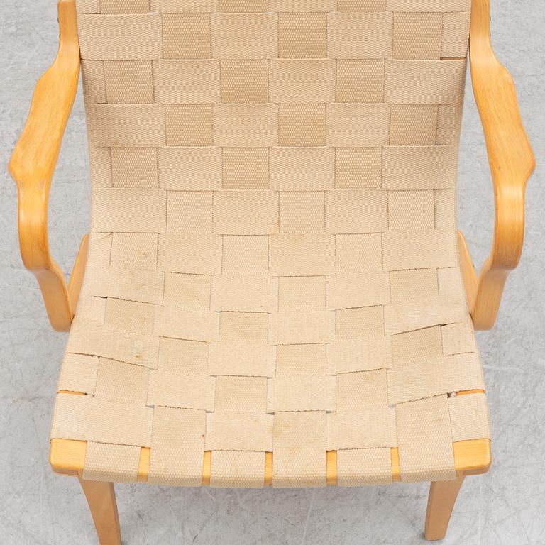 Bruno Mathsson, an armchair, "Eva", Dux, second half of the 20th century.