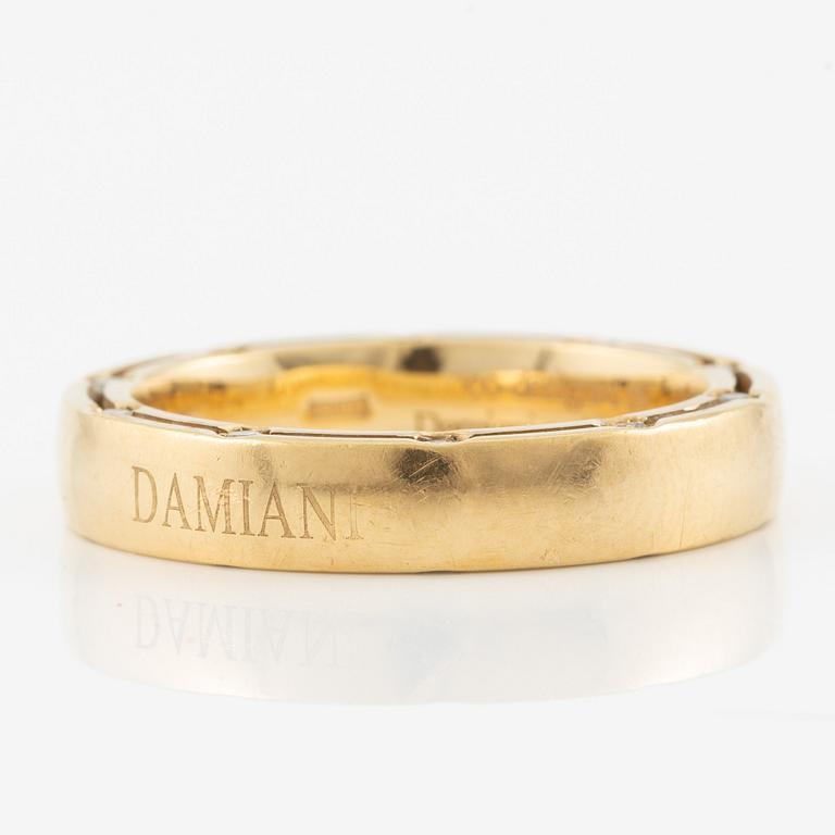 Damiani ring 18K gold with round brilliant-cut diamonds, designed in collaboration with Brad Pitt.