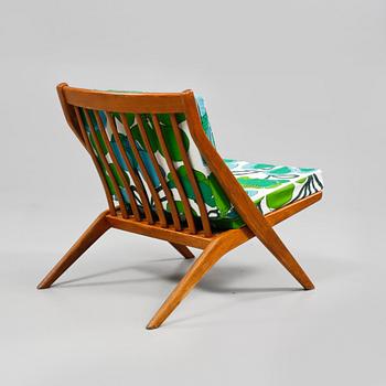 FÅTÖLJ, saxmodell, Folke Ohlsson, Bodafors, daterad 1960.