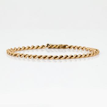 ARMBAND, guld 18k, K. Anderson, Stockholm 1939. Vikt ca 19 gram.