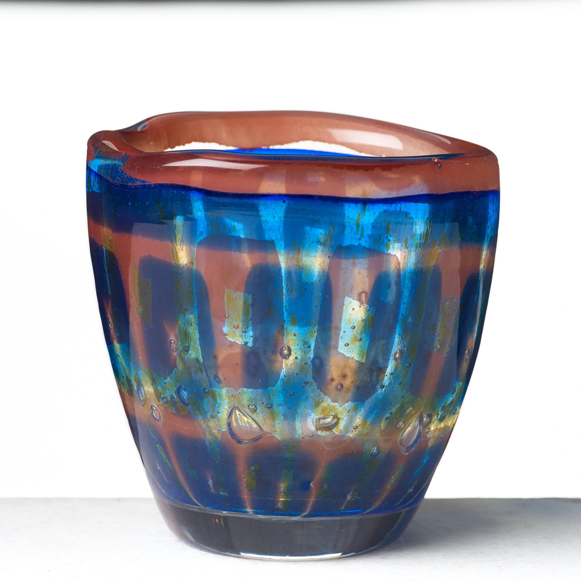 Sven Palmqvist, a "Ravenna" glass vase, nr 43, Orrefors, Sweden 1951.