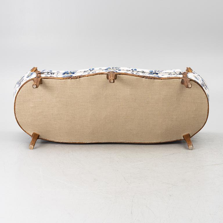 Sofa, Louis XV style, circa 1900.
