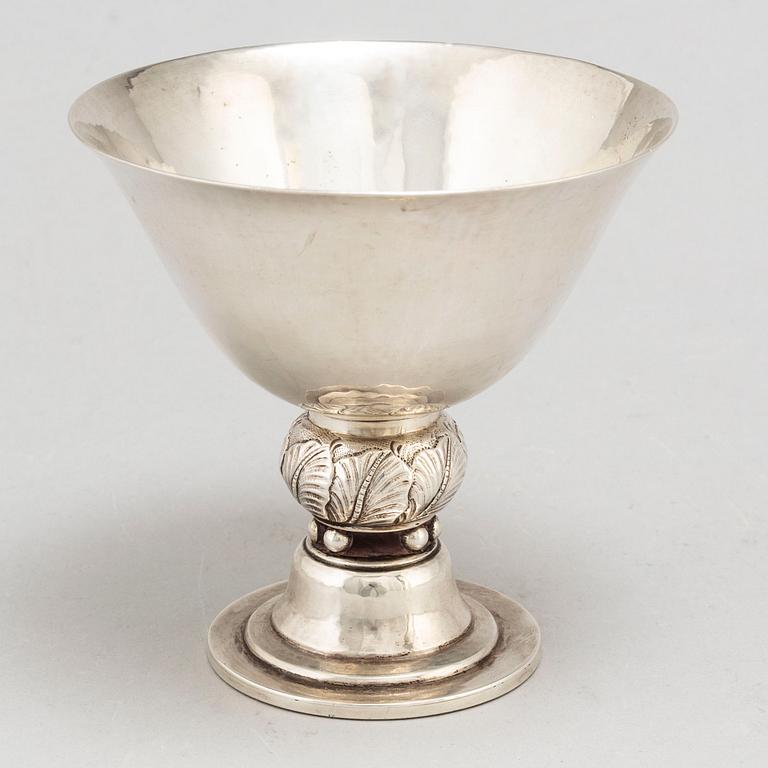 GEORG JENSEN INC USA, skål på fot, silver 925/1000, 1900-talets mitt.