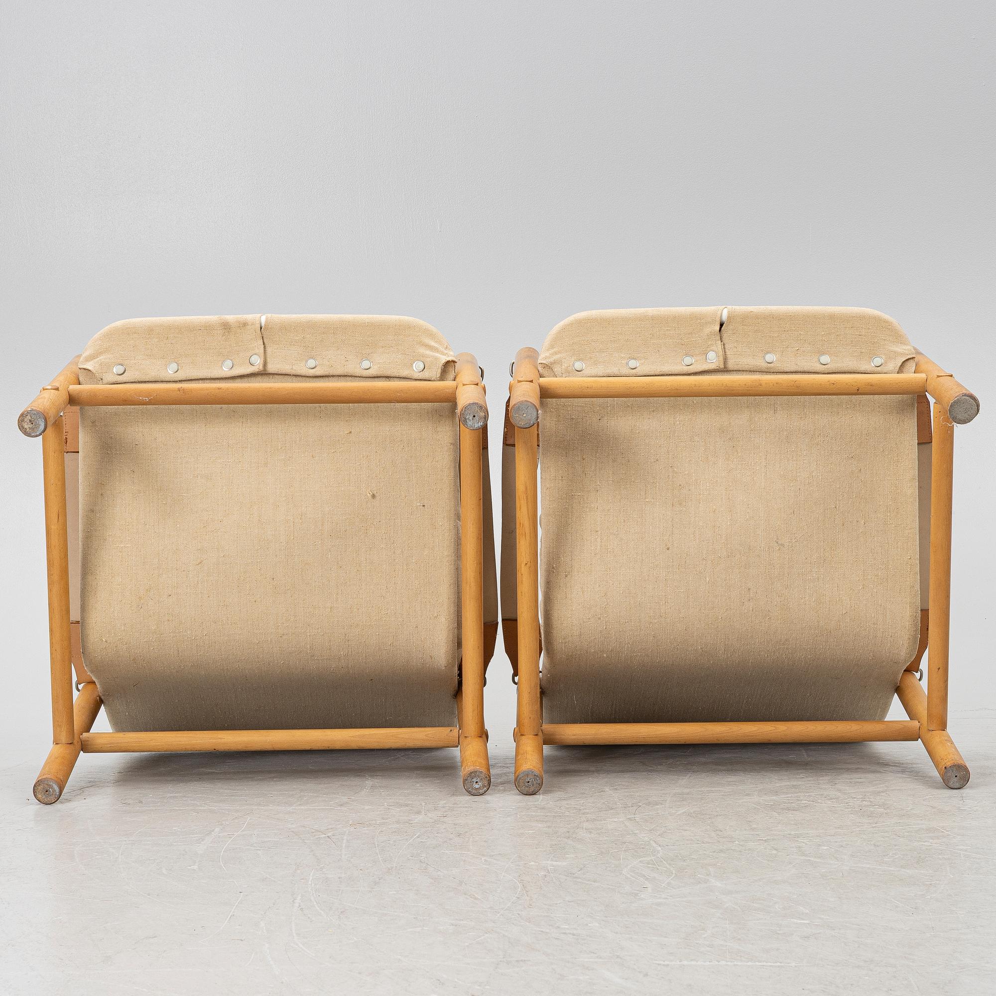 Bror Boije, fåtöljer, ett par, "Junker", DUX.