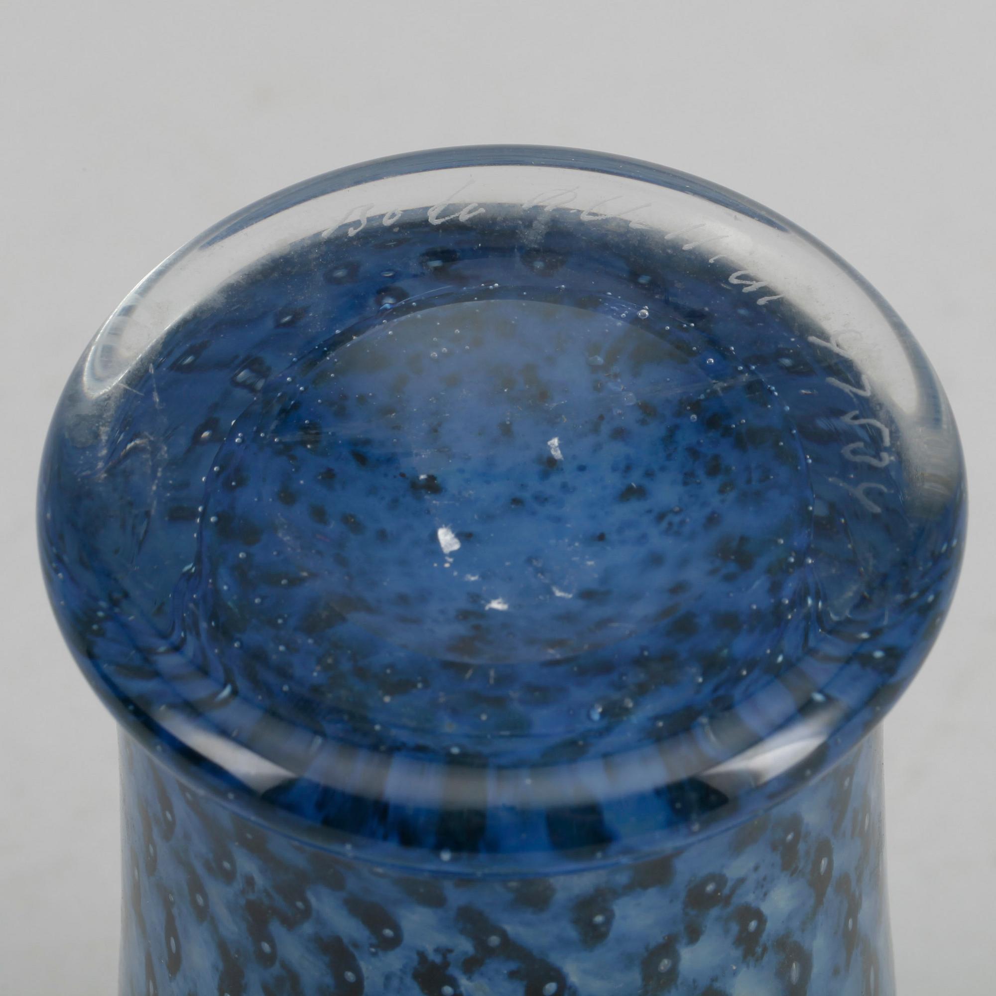 VAS, glas, Bertil Vallien, Boda, sent 1900-tal.