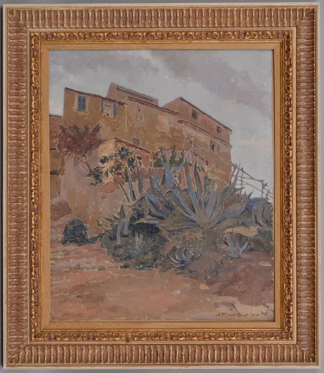 Alexandre Roubtzoff, VIEW FROM ALICANTE.