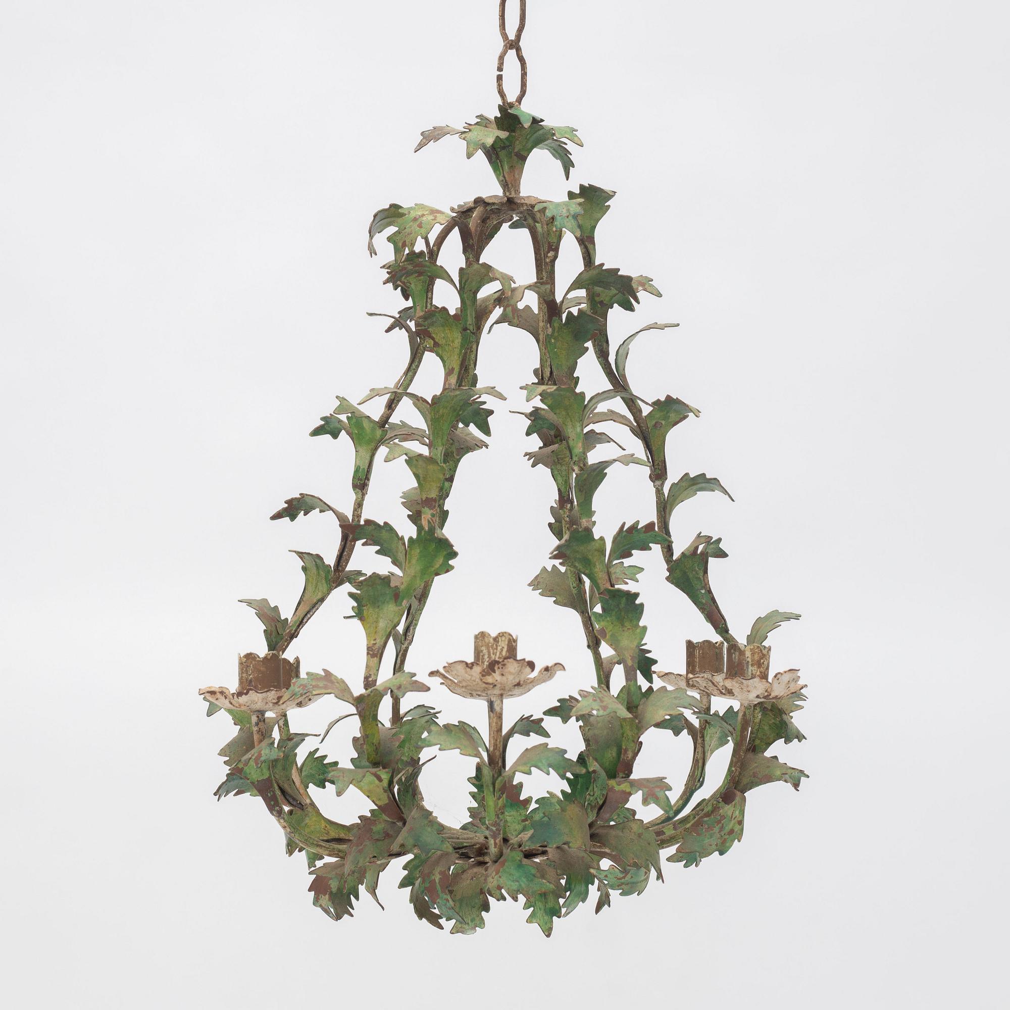 A chandelier, Italy, probably. Mid 20th Century.