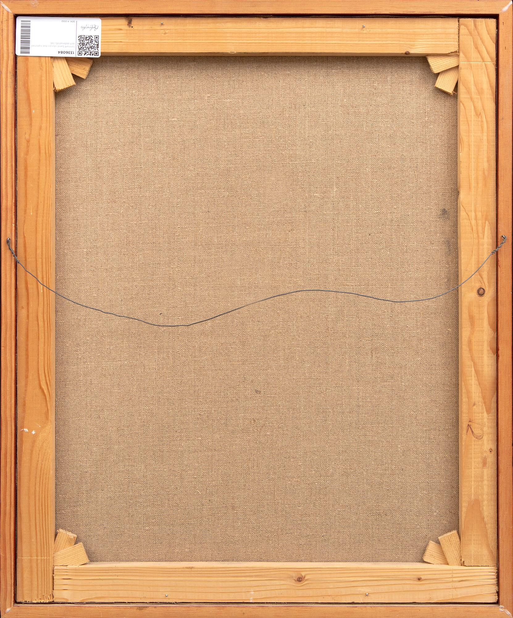 Lennart Sand, oil on canvas signed and dated 85.