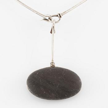 Vivianna Torun Bülow-Hübe, collier, silver med natursten.