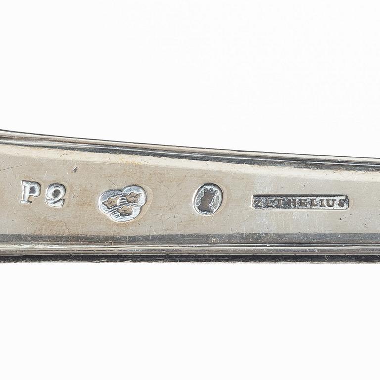 Adolf Zethelius, soppslev, silver, Stockholm 1797.