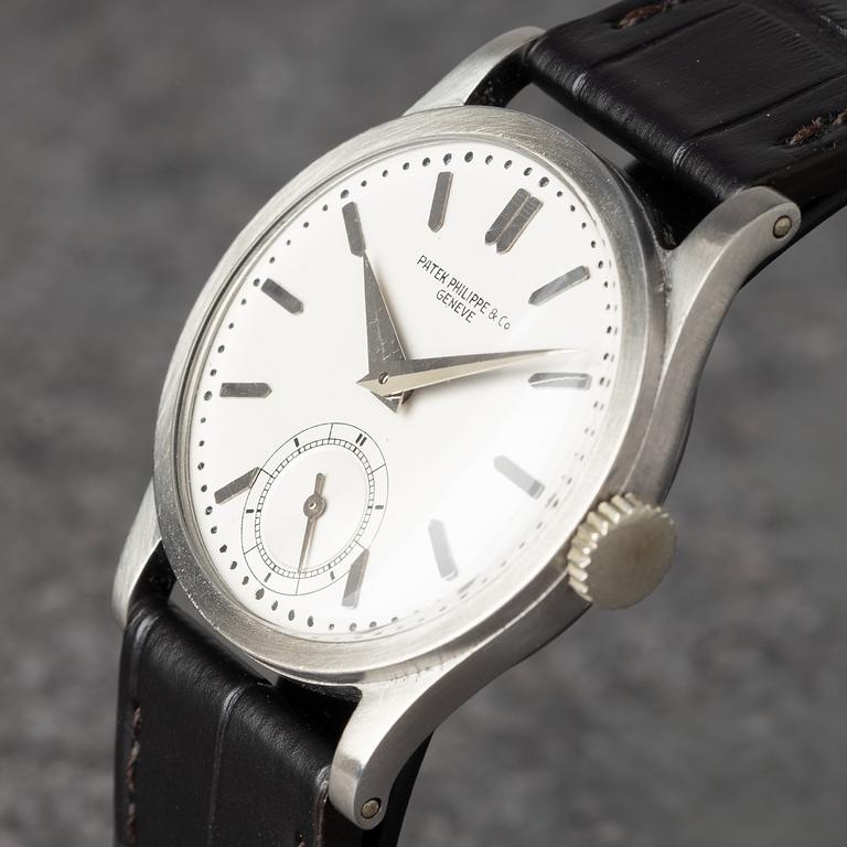 Patek Philippe, Calatrava, "Steel Borgel Case", ca 1940.