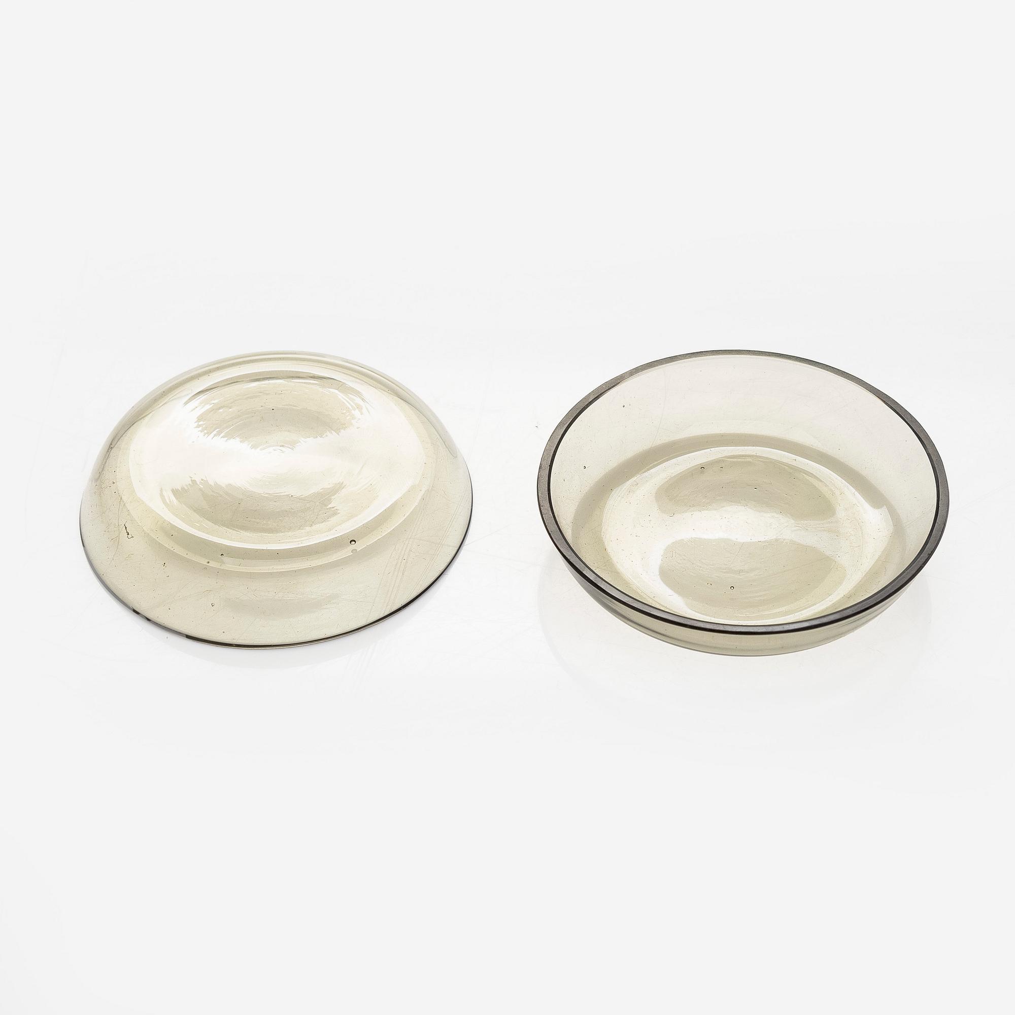 Kaj Franck, a set of six early 1950s schnapps glasses for Nuutajärvi.