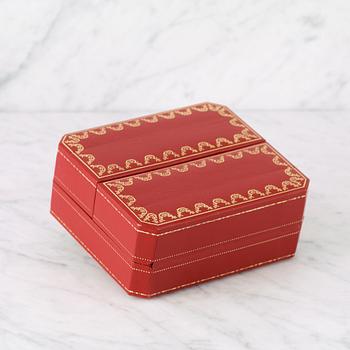 CARTIER, Santos, wristwatch, 29,5 x 29,5 (41) mm,