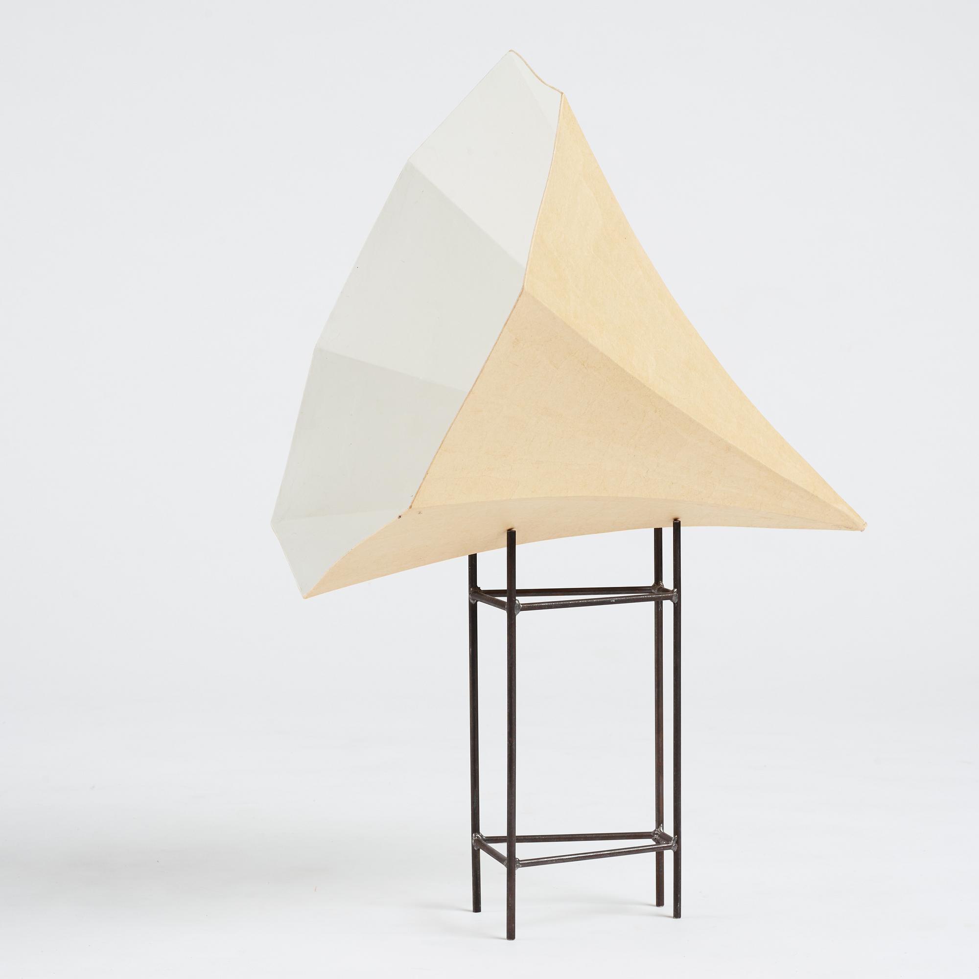 Ebba Matz, sculpture, mixed media, paper and metal, not signed, 1994.