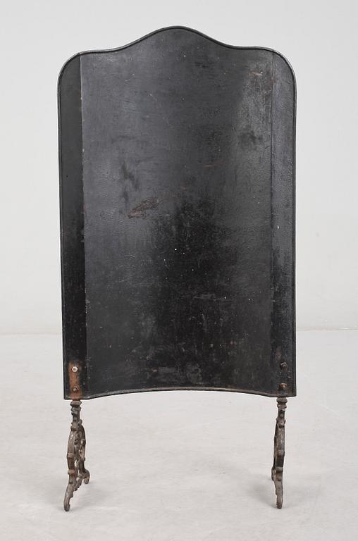 ELDSKÄRM, plåt, 1800-talets slut.