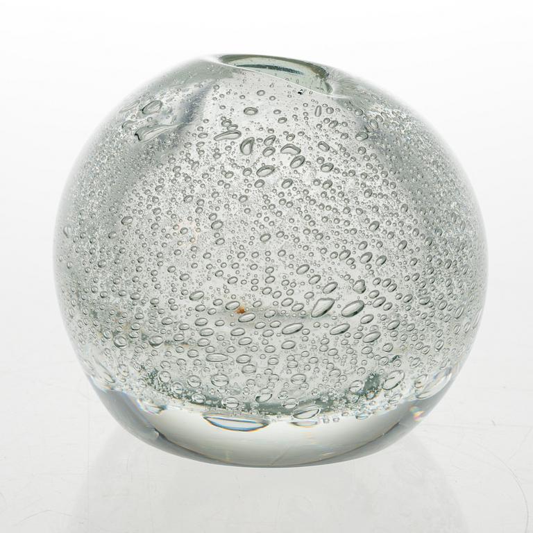 TAPIO WIRKKALA, VAS / KONSTGLAS, signerad Tapio Wirkkala Iittala. 1940-tal.