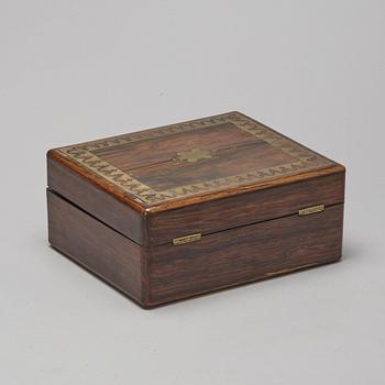A dressing casket, 19th ct.