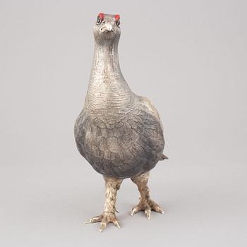 A large 20th century silver 925/1000 Grouse.