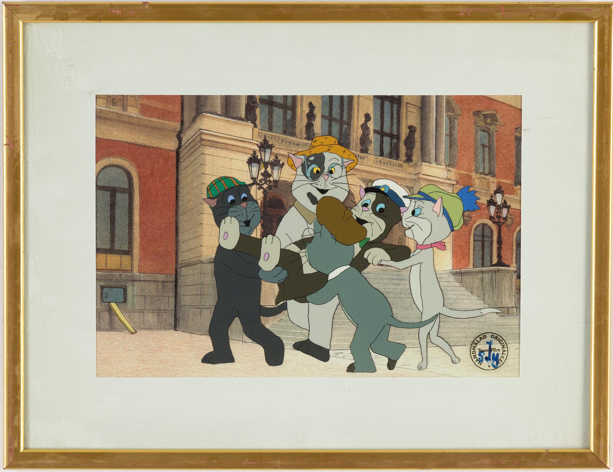 FILMCELLER, 14 stycken, original, ur "Pelle Svanslös", Team Film.