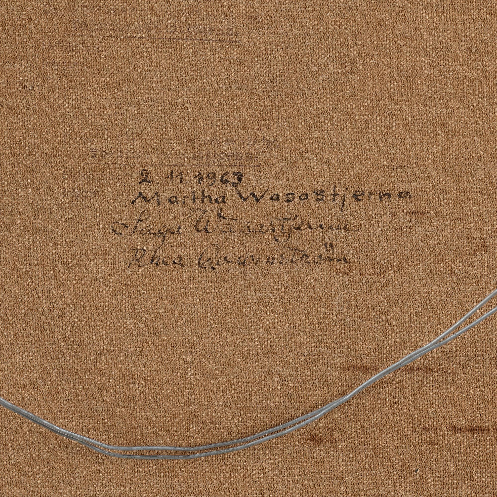 Torsten Wasastjerna, TORSTEN WASASTJERNA, oil on canvas, signed T. Wasa*.