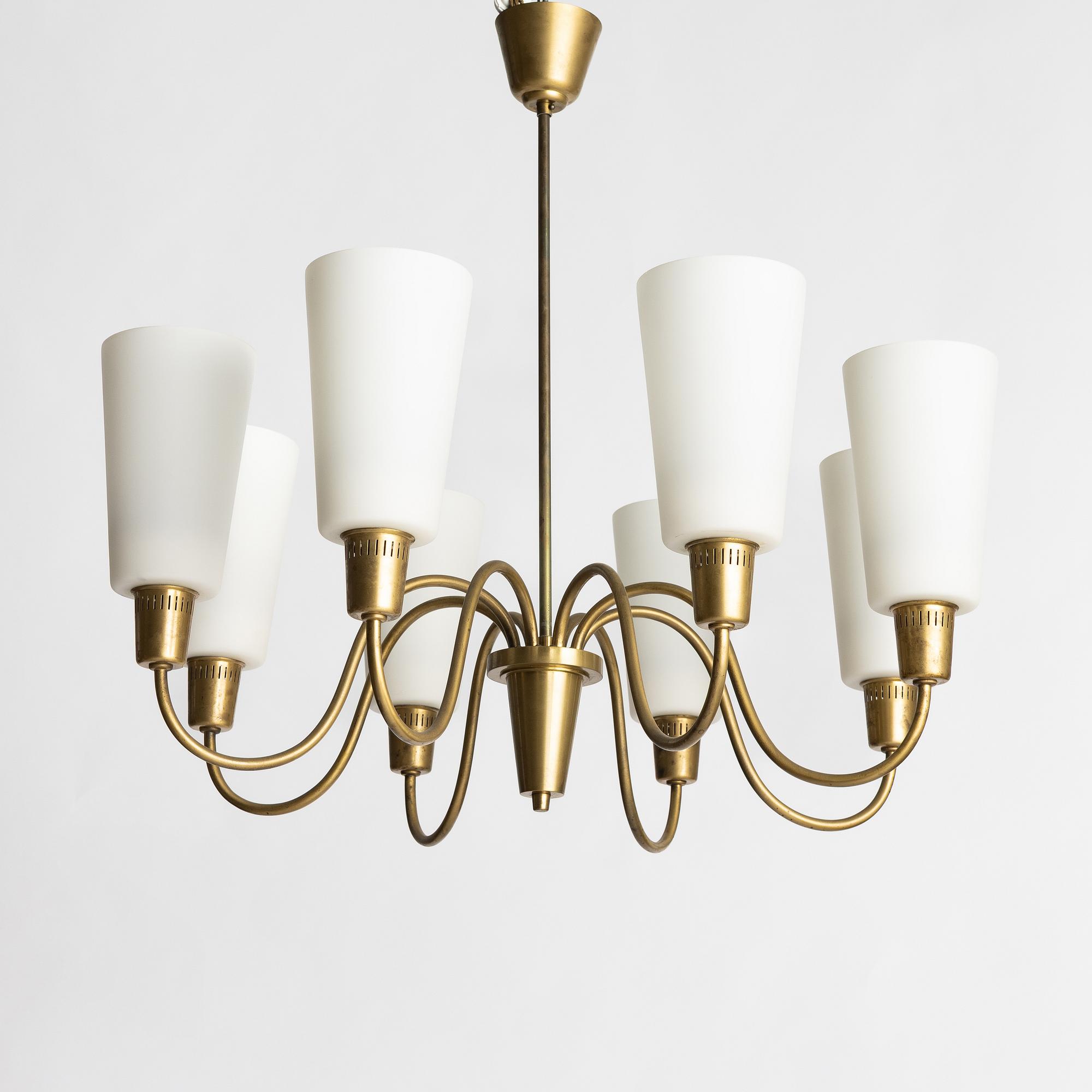 A Swedish Modern ceiling lamp, Sweden, mid20th Century.