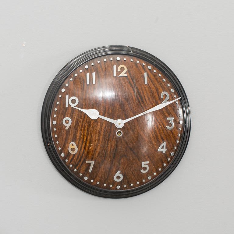 VÄGGKLOCKA, 1930/40-tal.