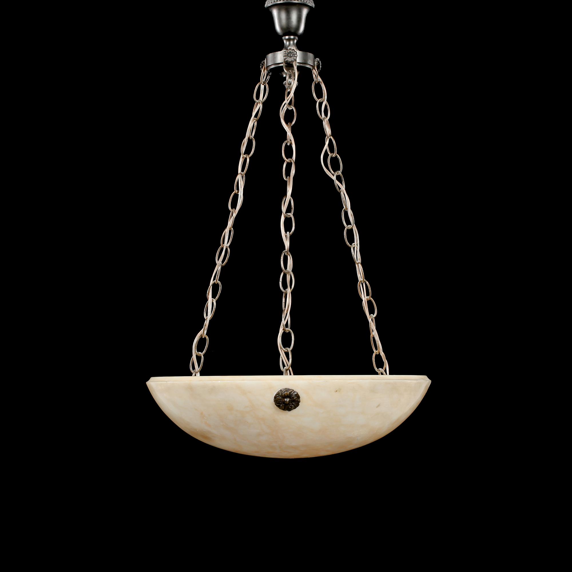 TAKLAMPA, 1900-talets första hälft. Höjd 71 cm.