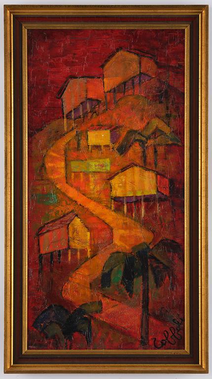 Louis Toffoli, Composition with houses.
