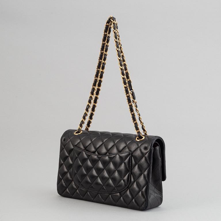 Chanel, a black, quilted leather 'Double Flap' bag, 2011.