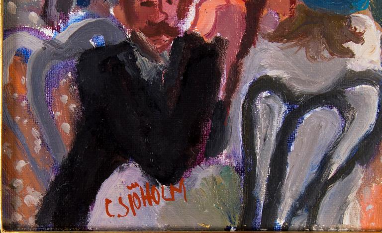 CHARLES SJÖHOLM, oil on canvas. Signed.