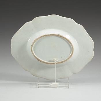 A famille rose dish, Qing dynasty, Qianlong (1736-95).