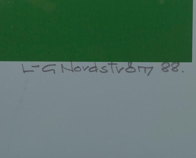 LARS-GUNNAR NORDSTRÖM, serigrafi, daterad 88, numrerad 51/100.