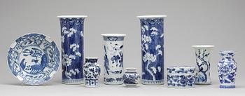 PARTI PORSLIN, 10 delar, Kina/Japan 1700/1800-tal.