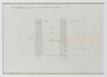 TAKASHI NARAHA 3 st, skisser i blyerts, signerade.