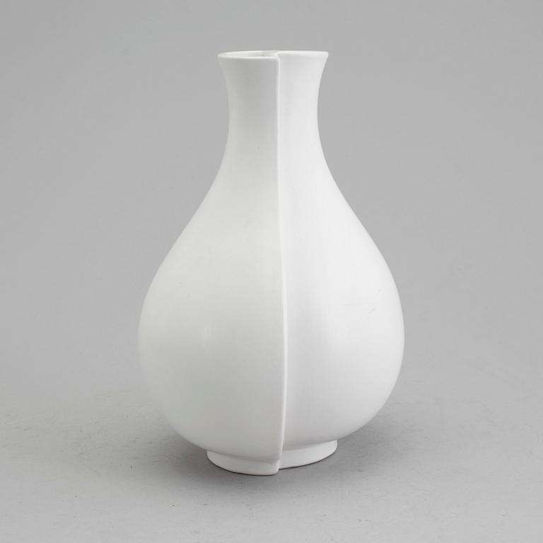 A  vas by WILHELM KÅGE,"Surrea" Carrara goods, Gustavsberg 1900th.