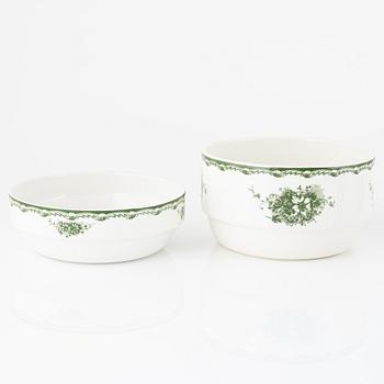A 38-piece creamware dinner service, "Grön Anna", Rörstrand, Sweden.