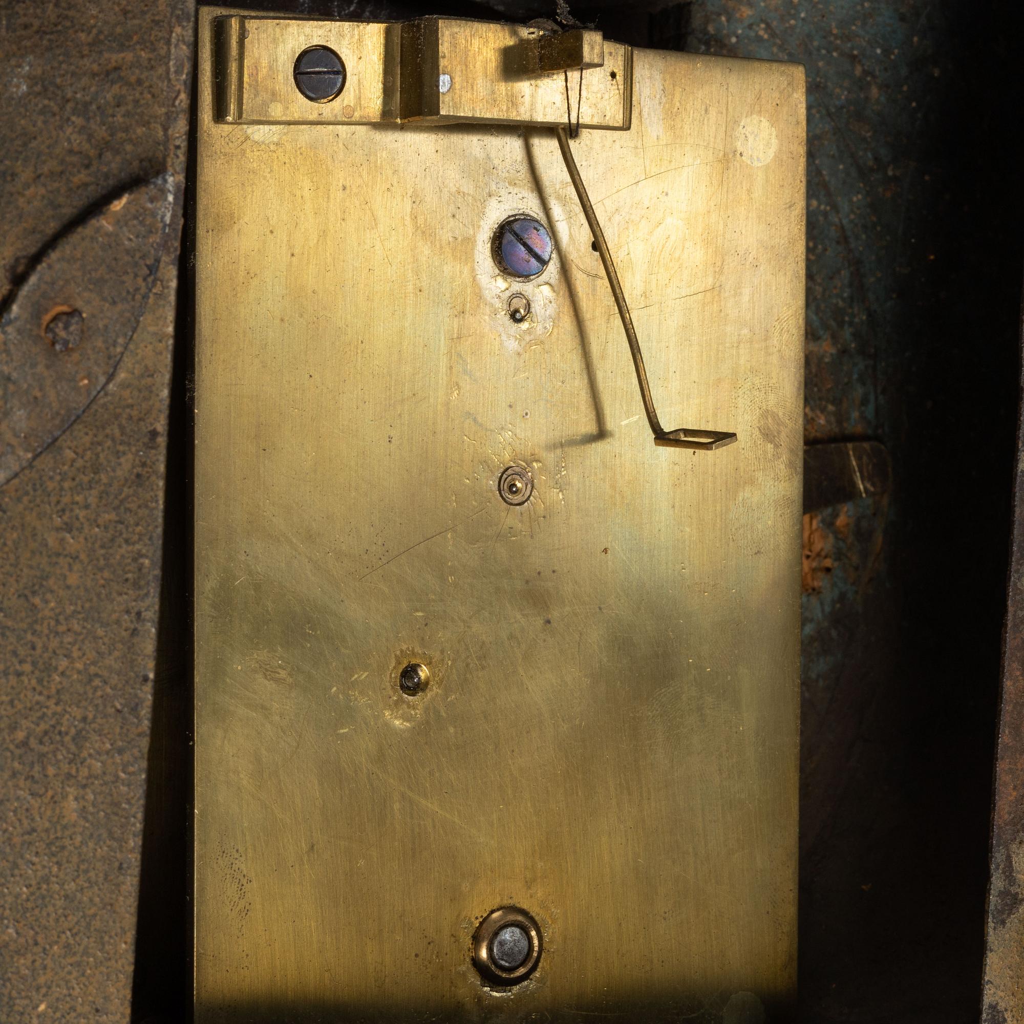 A Rococo wall clock, second half of the 18th Century.