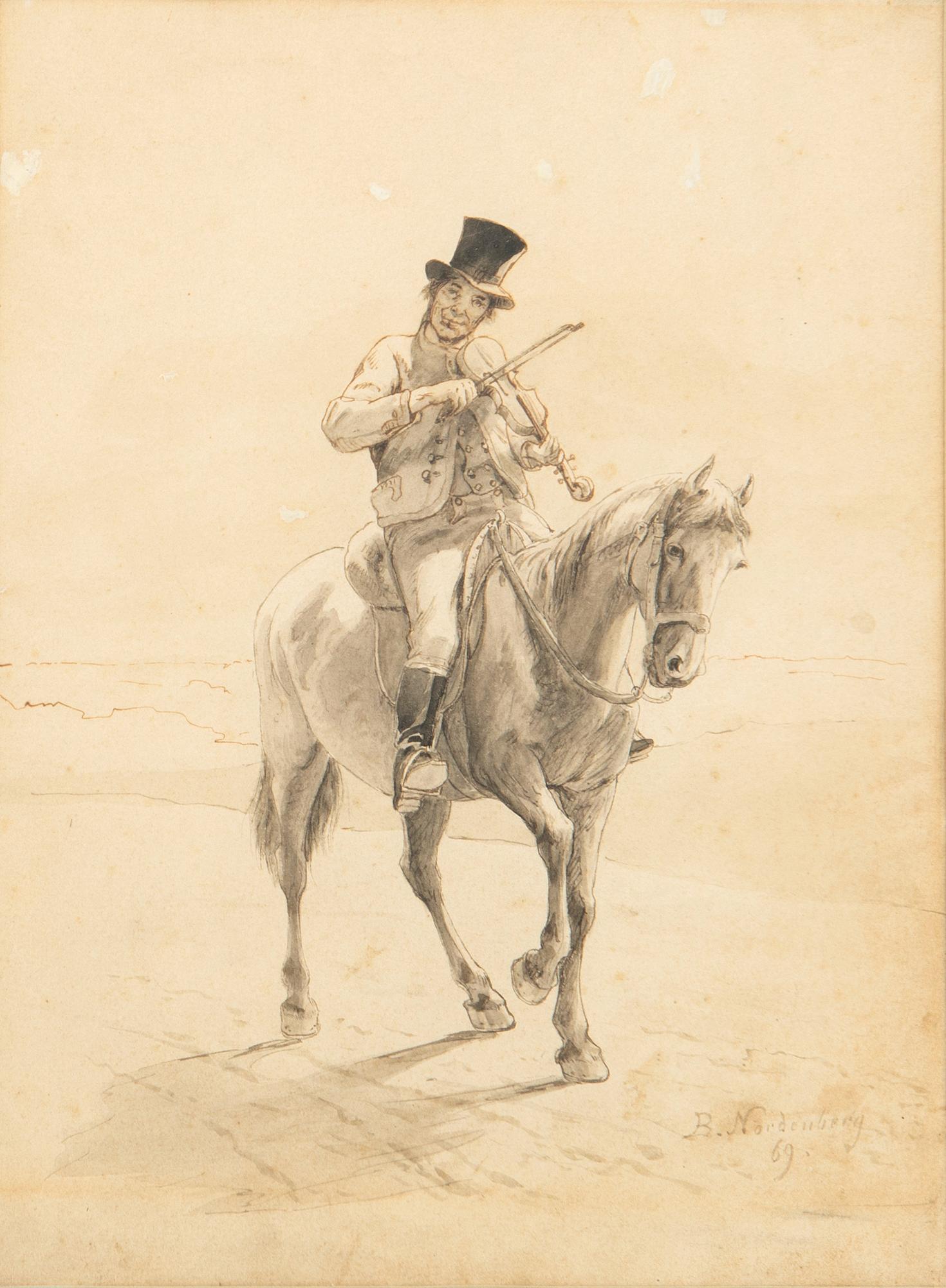 Bengt Nordenberg, Violinist on Horseback.