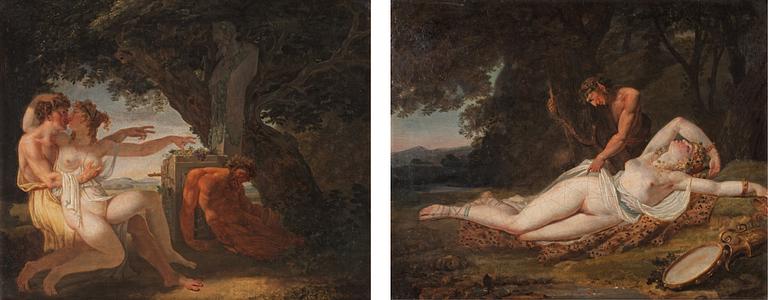 Nicolas De Courteille, Nymf med satyr.