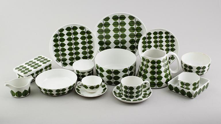 SERVISPORSLIN, 31 delar, porslin, "Berså", Stig Lindberg, Gustavsberg.