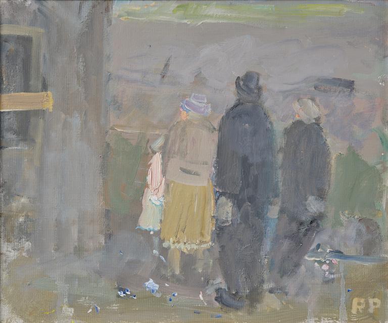 Ragnar Person, "Dagsverkare på väg hem".