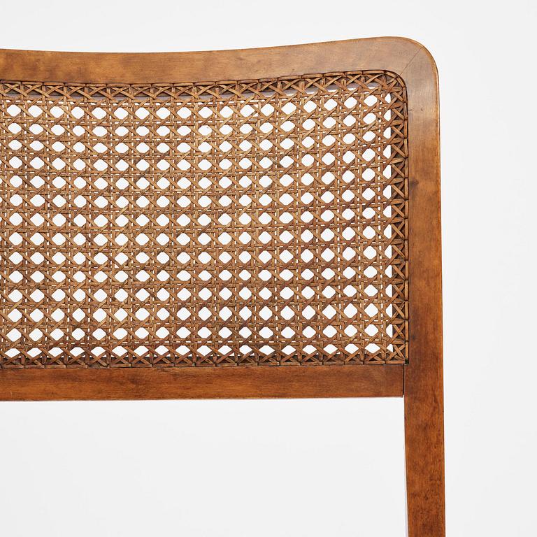 Axel Larsson, a rare set of eight chairs model "1030", Svenska Möbelfabrikerna, Bodafors, 1930s.