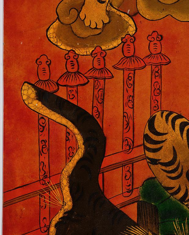 Toan Nguyen Duc, "Five Tigers"/"Cinq tigres", 1985.