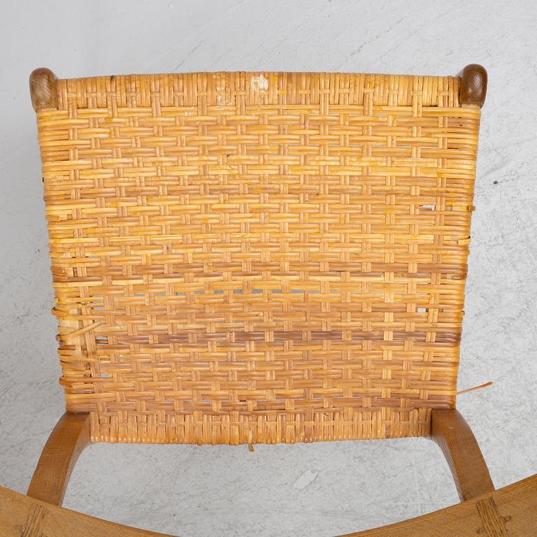 Hans J.Wegner, four dining chairs, model "CH-23",, Denmark, second half of the 20th century.