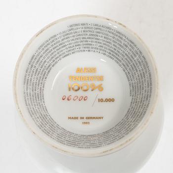 Alessandro Mendini, a vase with lid, 'Make Up 100%', Alessi Tendentse, Italy.