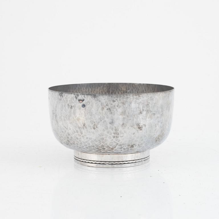 Inger Råström, a "Sofiero" silver bowl, GAB, Eskilstuna, 1992.